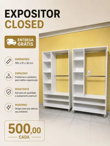 Expositor closet mdf