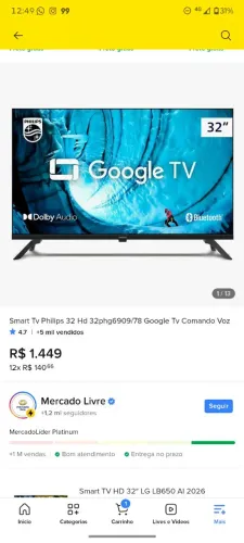 Televisão Phillips 