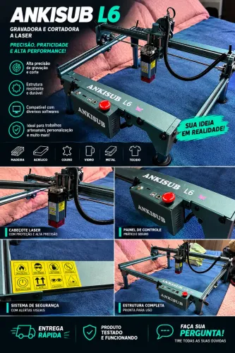 Gravadora lazer Ankisub L6