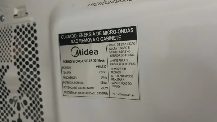 Microondas 20L 7 meses de uso