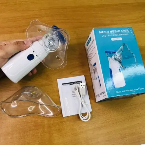 Inalador Portátil Novo Com Mascara Adulto e Infantil 