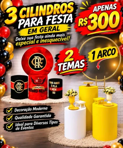 Kit Cilindro com 6 Itens 