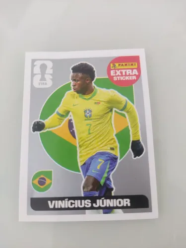 Figurinha Lengend Vinícius Júnior Prata - Panini original