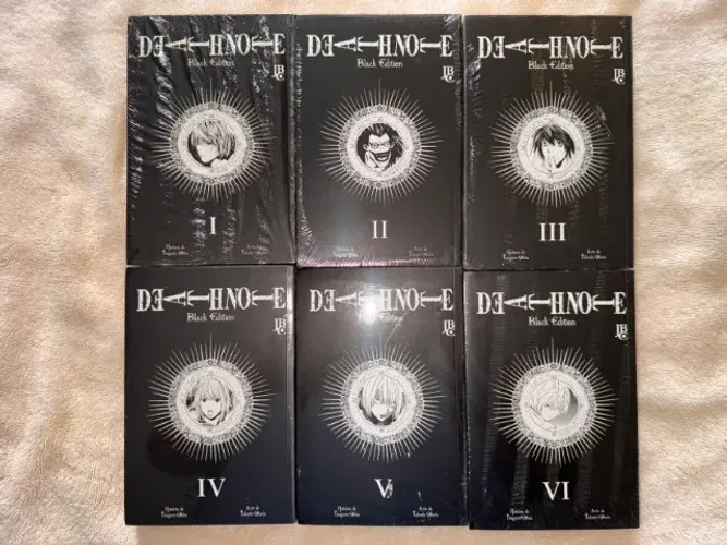 Coleção completa mangá DEATH NOTE BLACK EDITION
