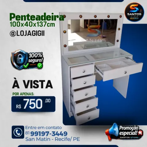 Penteadeira extra luxo