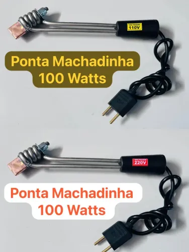 Ferro De Solda Machadinha Ponta Larga Chata 100w 110v