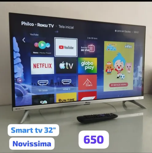 Tv Smart 32" novíssima tudo perfeito