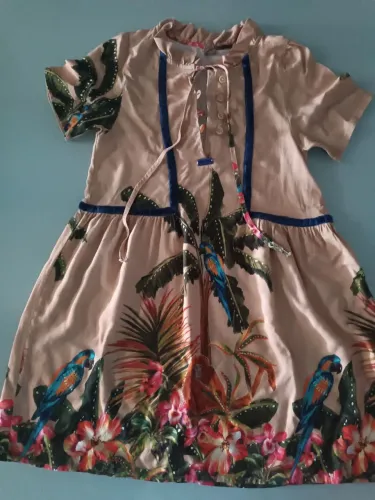 Vestido da camu camu 10/12 anos forma pequena veste do 6 ao tamanho 8 anos f