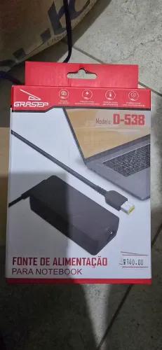 Fonte notebook lenovo bico retangular 