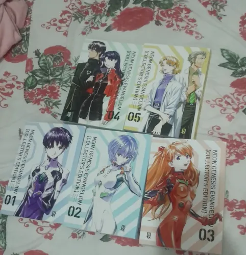 Evangelion Mangá Volumes 1 ao 5
