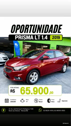Chevrolet Prisma Sed. LT 1.4 8V Flexpower 4P 2019