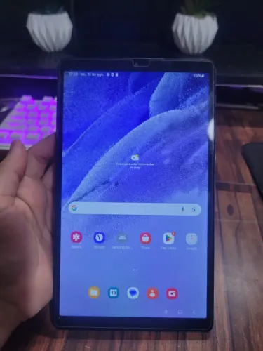 Tablet Samsung A7 Lite + Capa e caixa