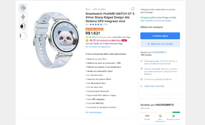Smartwatch HUAWEI Watch GT 5 41mm