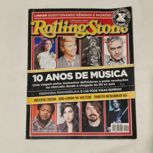 Revista Rolling stone Brasil ed. 119 - 10 anos de música