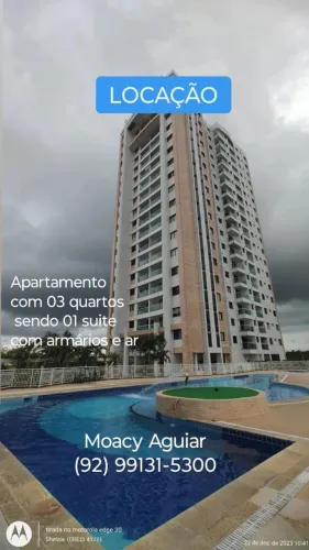 Acquarelle, 3/4 Mibiliado, 2 vagas cobertas