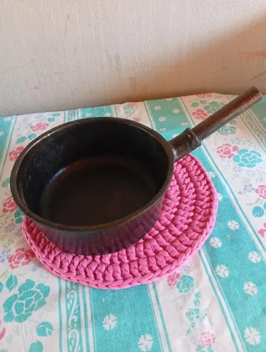 Panela caçarola antiga 2 litros