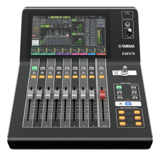 Mesa Digital YAMAHA DM3 com Dante 