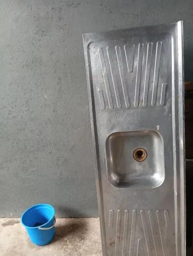 Pia de inox 150x55