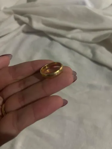 Aliança ouro 18k