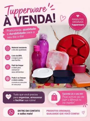 Tupperware _ kit disponível_ ou peça individual