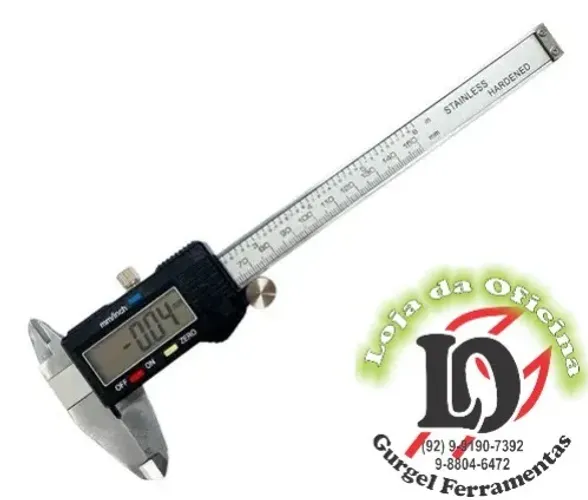 Paquimetro Digital 150mm Inox Profissional Com Estojo - MYBC-ML8572