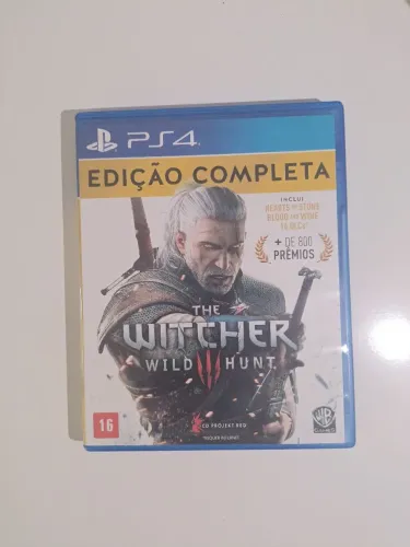 Jogo  The Witcher 3- PS4 (Mídia física) 