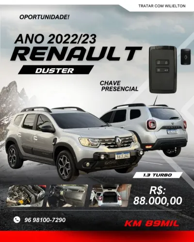 Renault Duster Iconic 1.3 TB 16V Flex Aut. 2023