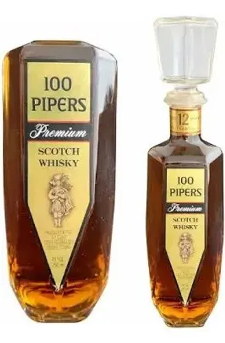 Presente de milionário 12 anos 100 Pipers Premium Scotch Whisky 