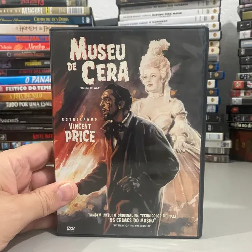 Museu de Cera com Vincent Price Terror Anos 50 Cult Colorido / dupla face 2 Filmes