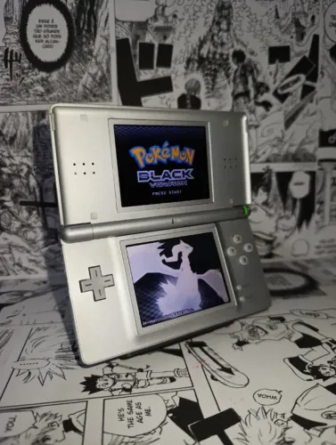 RARIDADE | Nintendo DS Lite Prata Completo