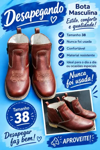 Bota masculina