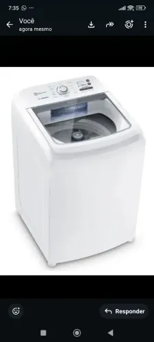 Máquina de lavar roupa Eletrolux