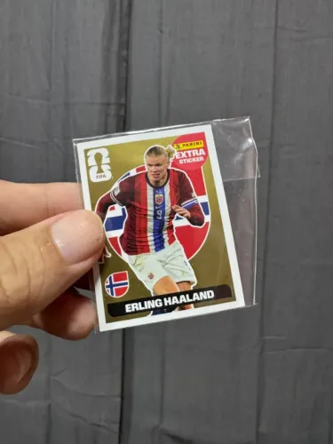 Figurinha Extra Legend Ouro / Gold Erling Haaland Copa 2026