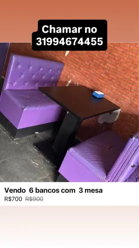 Mesa de lanchonete
