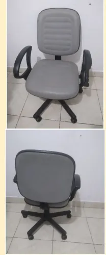 VENDE-SE CADEIRA DE ESCRITÓRIO ELA INCLINA PRA TRÁS COM MOLAS