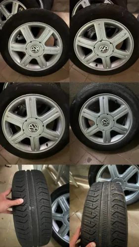 Rodas aro 15 com pneus pimentinha 