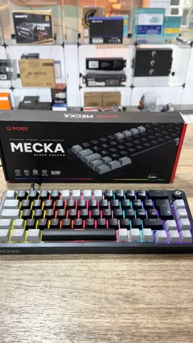 Teclado Gamer mecânico 65%ABNT2 Outemu Blue Knob - Loja fs Informática
