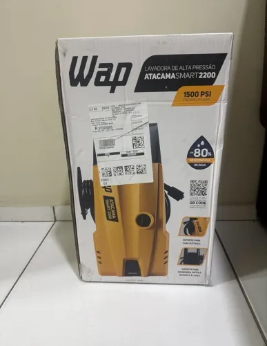 WAP Lavadora de Alta Pressão ATACAMA SMART 2200, 330L/h, com Jato em Leque e Concentrado