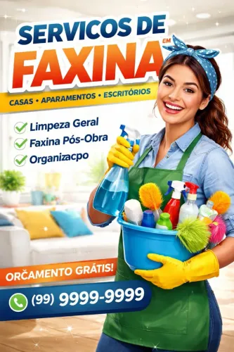 Trabalho com faxina 