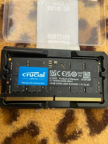 Memória DDR5 16gb crucial