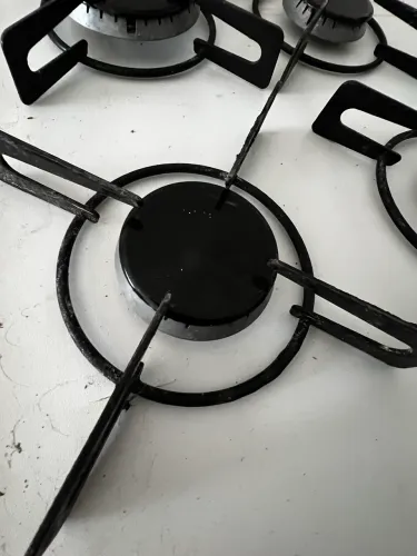 Kit c/ 4 de cooktop espalha chama queimador e grades 