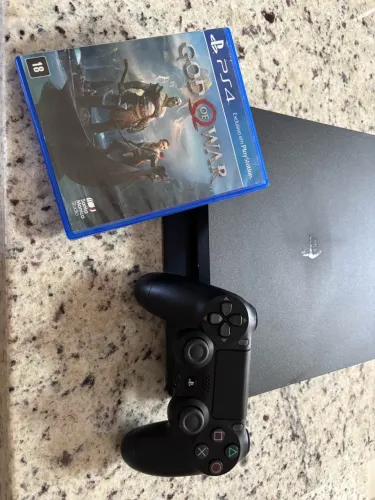 PS4 SLIM + 1 CONTROLE ORIGINAL