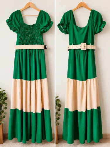 Vestido longo tamanho único, nunca usado