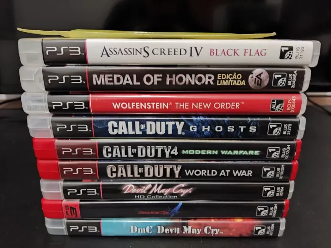 Lote de jogos playstation 3 - envio olxpay