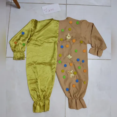 Fantasia palhaço amarelo infantil 7 anos