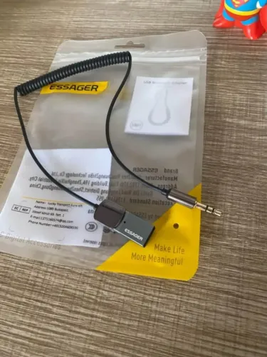 Adaptador Bluetooth Carro Essager P2 Música e Chamada Lacrado