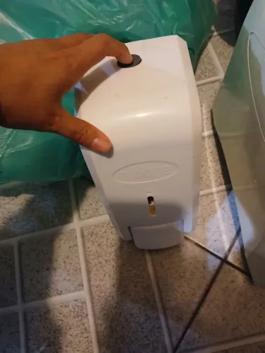 Porta papel toalha e porta sabão