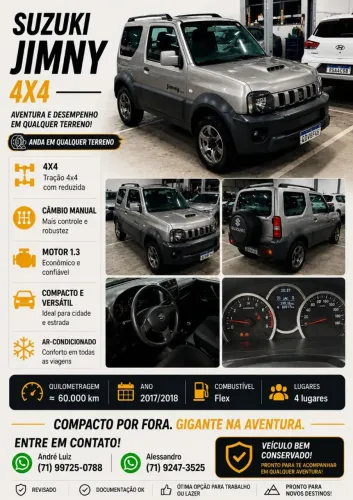 Suzuki Jimny Wide/ /4all 1.3 16V 2018