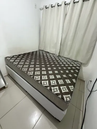 Cama box queen + colchão Ortobom