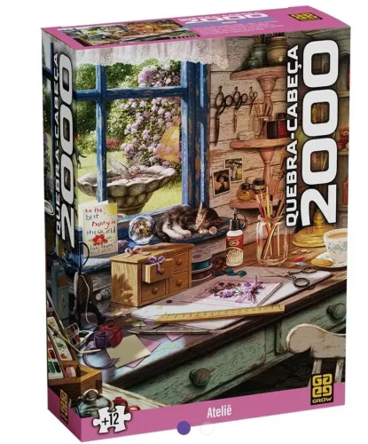 Quebra cabeça 2.000 peças Ateliê 